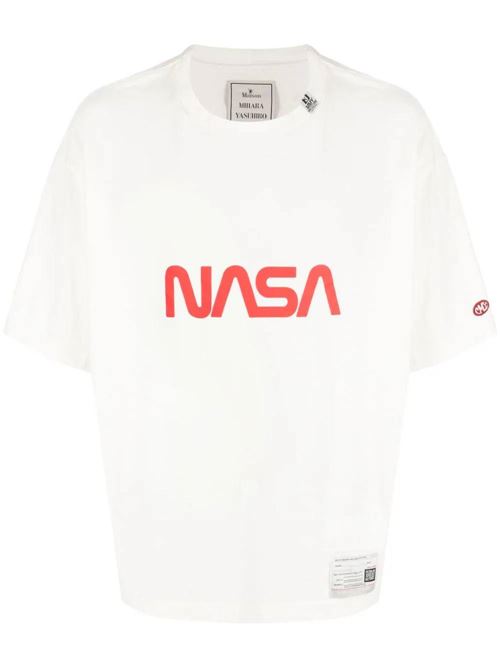 'Nasa' cotton T-shirt Mihara Yasuhiro | A12TS662WHITE